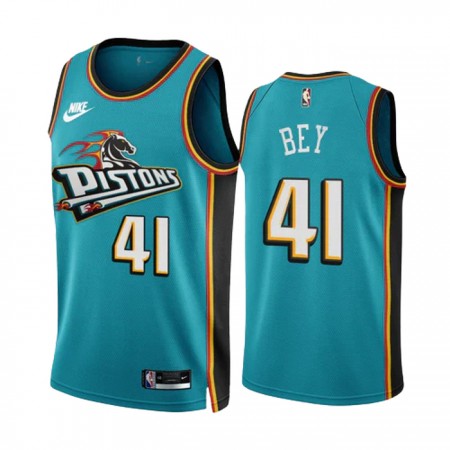 Dres Detroit Pistons Saddiq Bey 41 Nike 2022-23 Classic Edition Teal Swingman